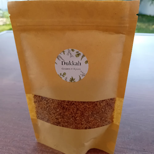 Mélange Dukkah artisanal – Épices et fruits secs torréfiés