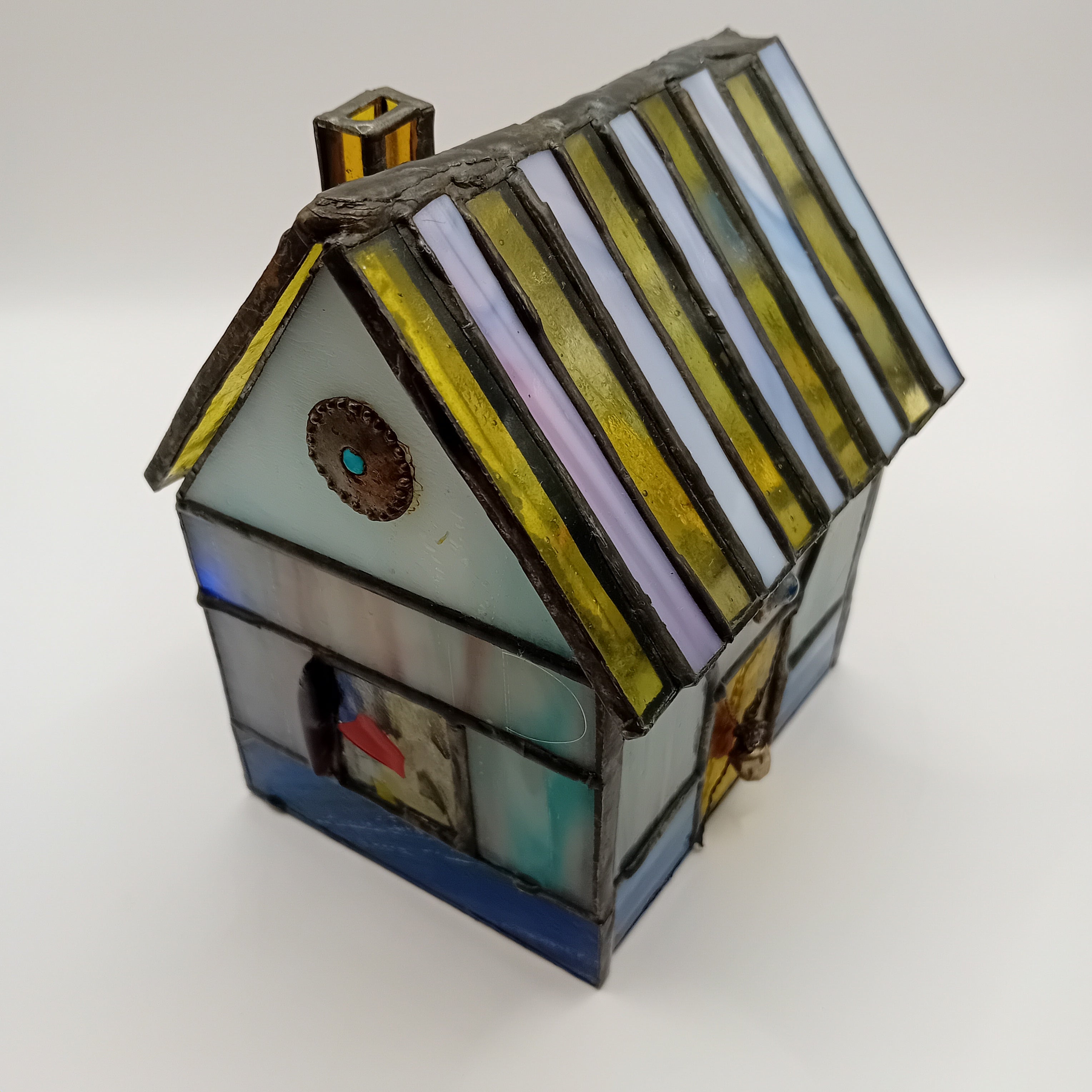 Photophore en maison en Tiffany