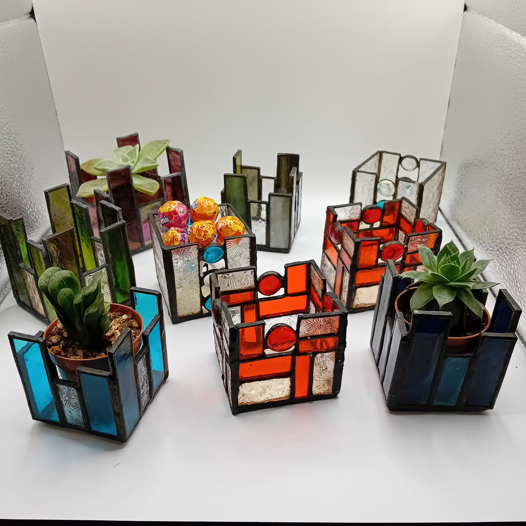 Mini jardinières Tiffany