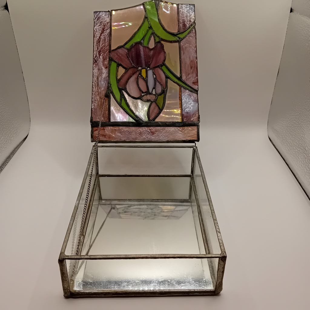 Boîte Fleurs en Tiffany