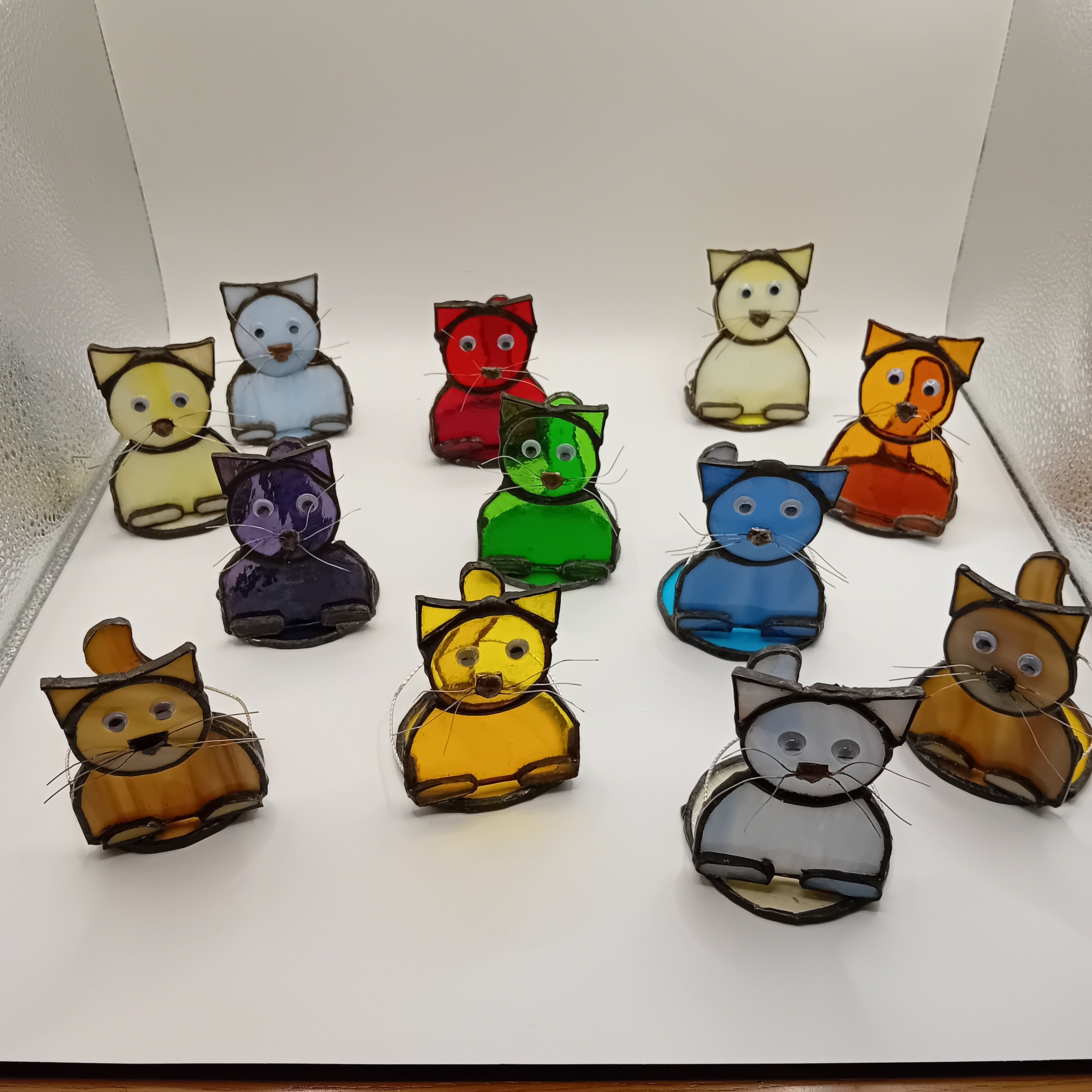 Ma famille de chats en Tiffany