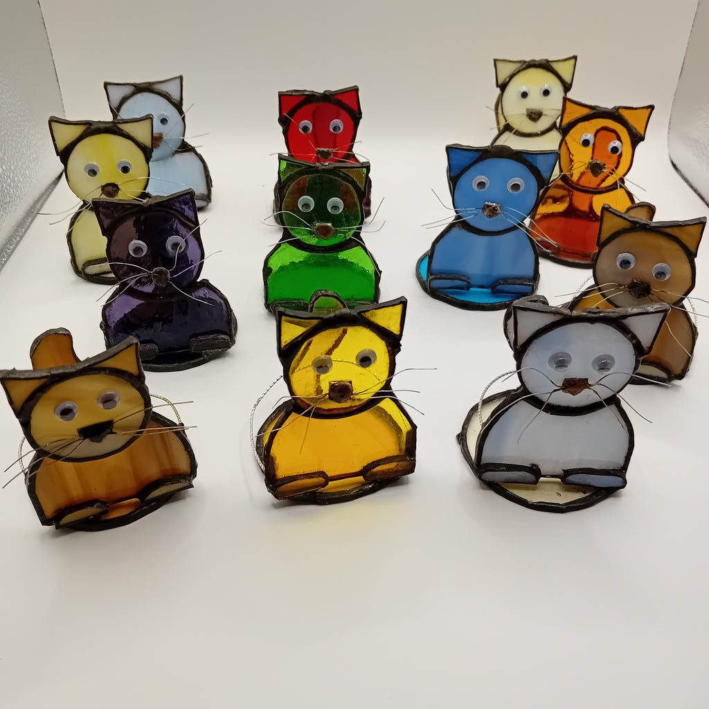 Ma famille de chats en Tiffany