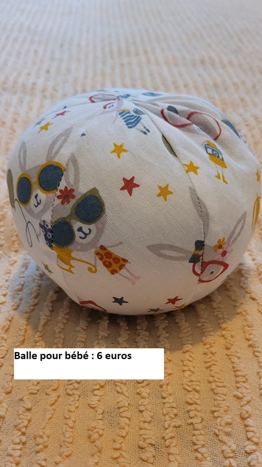 Balle sensorielle en coton - Jouet d’éveil pour bébé