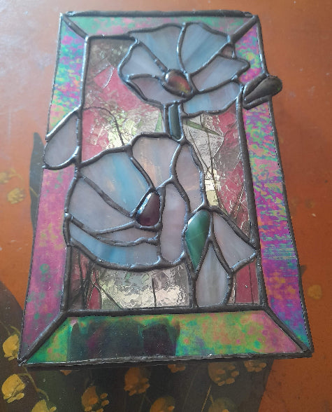 Boîte en verre Tiffany – Création artisanale unique