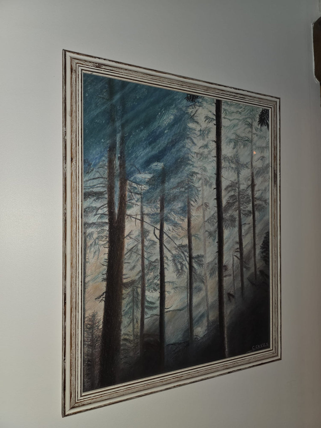 Tableau: Feu de forêt tout près