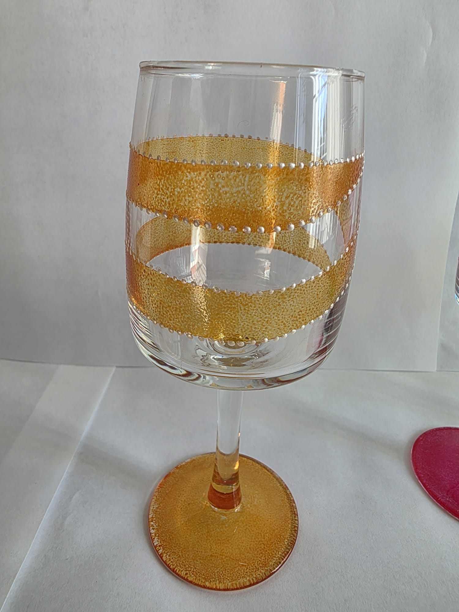 Lot de 6 verres à pied colorés