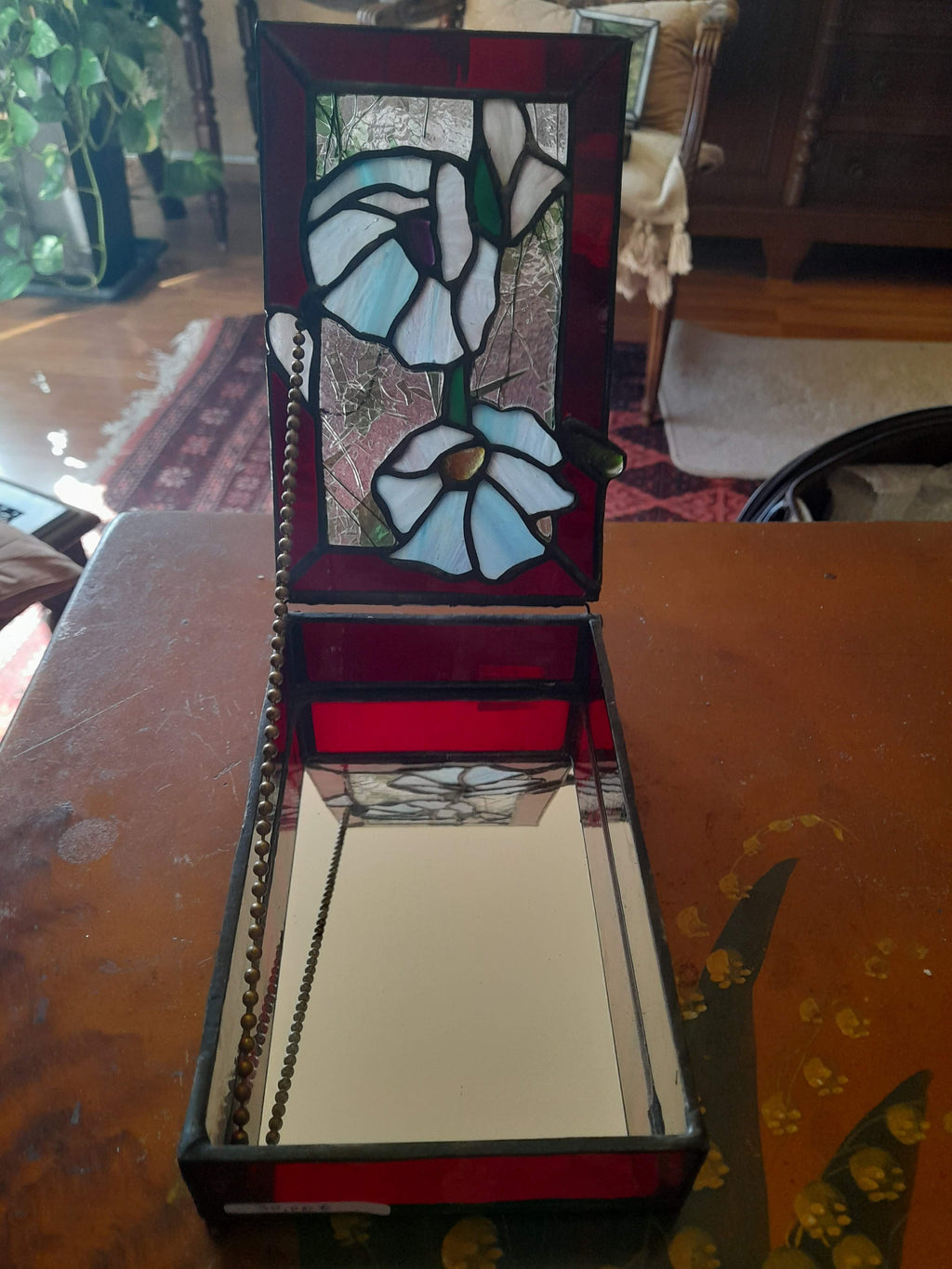 Boîte en verre Tiffany – Création artisanale unique