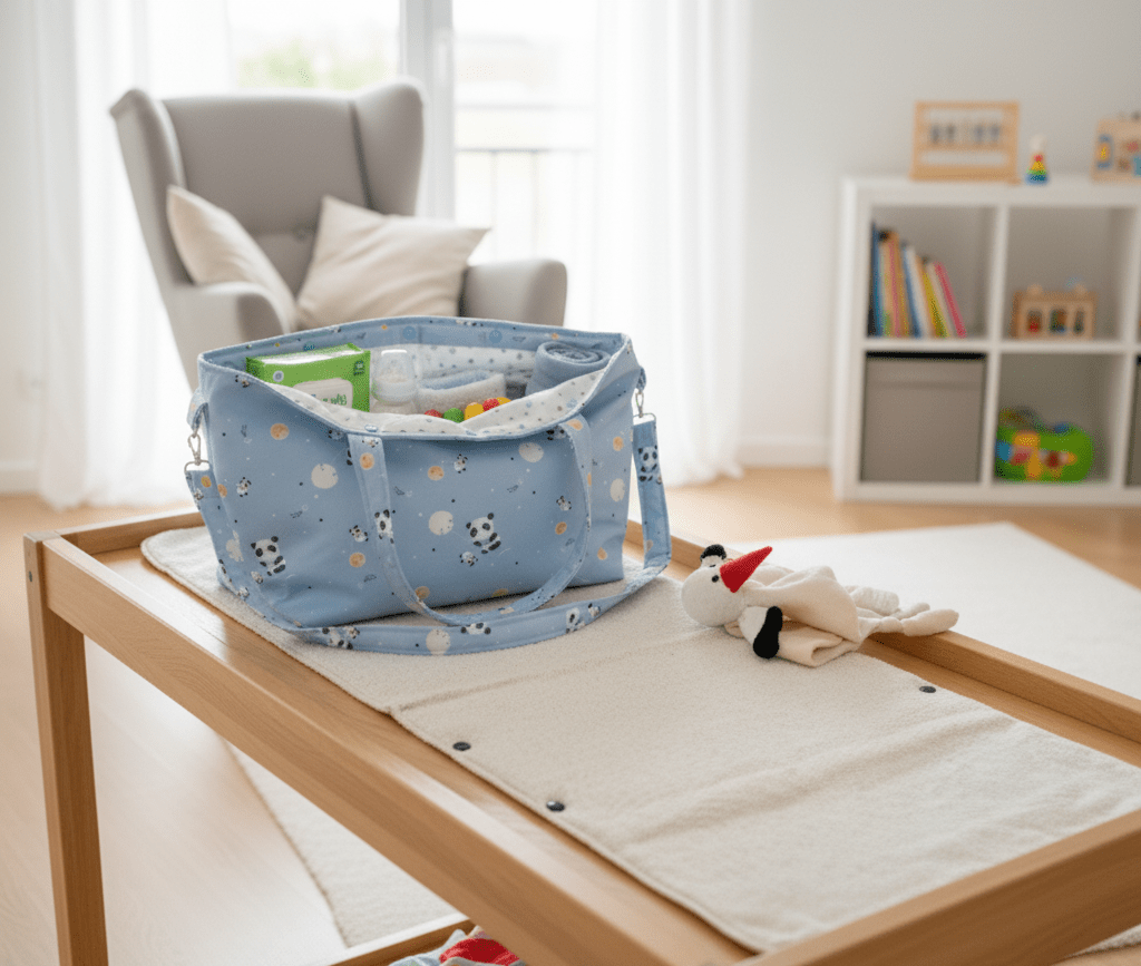 Sac à langer pour bébé – Création artisanale pratique et élégante